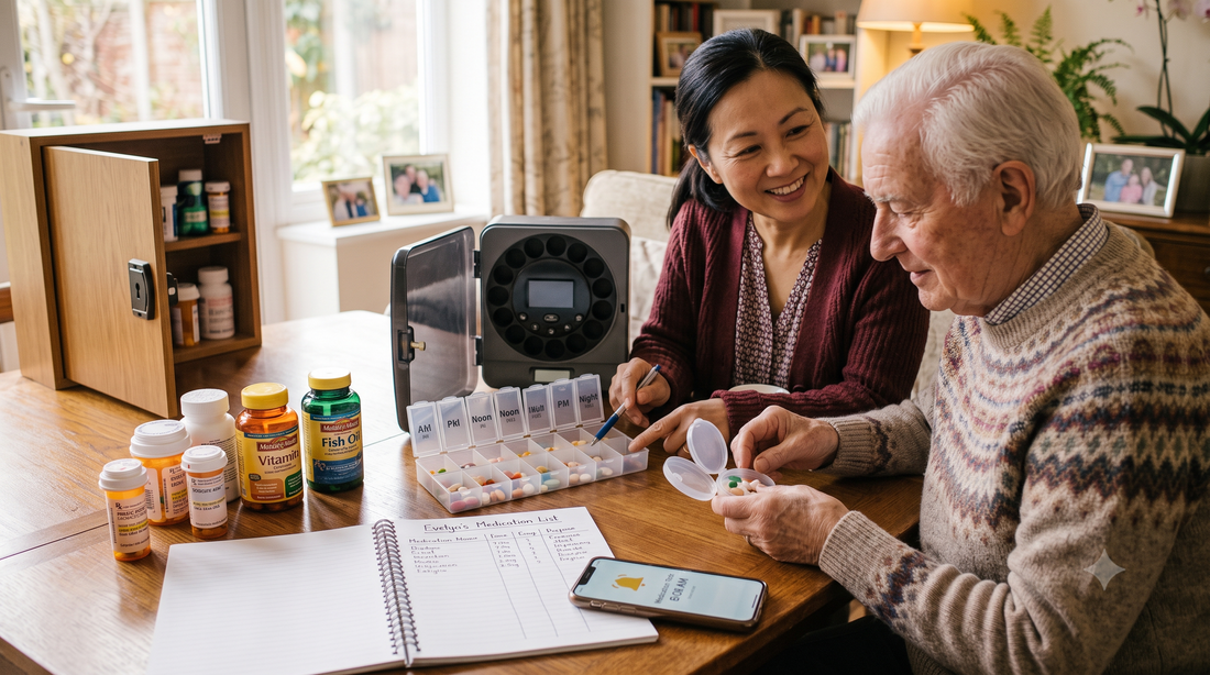 How to Help an Aging Parent Manage Their Medications Safely